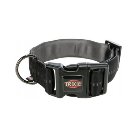 Trixie Softline Elegance Περιλαίμιο Φαρδύ Small/Medium Μαύρο/Γραφίτης 32-45cm/38mm
