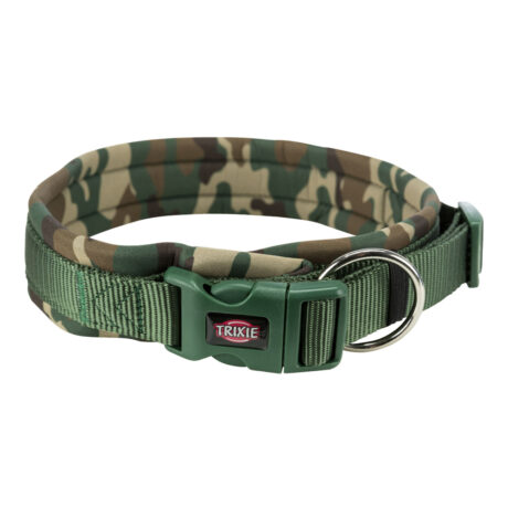Trixie Premium Extra Wide Περιλαίμιο Camouflage/Forest Green XSmall/Small 27-35cm/10mm