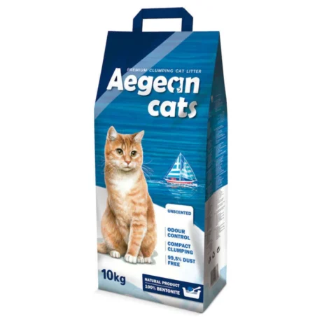 Aegean Cats Άμμος Υγιεινής Γάτας Χωρίς Άρωμα 10kg