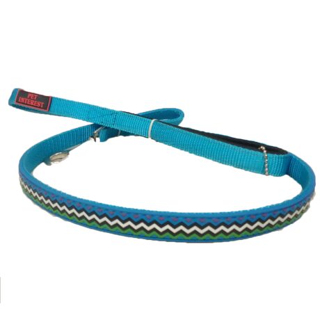 Pet Interest Οδηγός Bright Line Μπλε Small 1.5x120cm