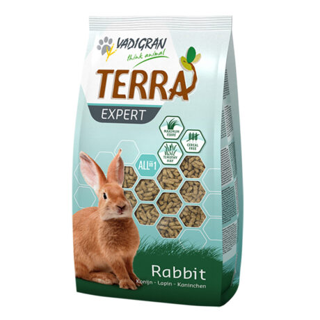 Vadigran Terra Expert Timothy Rabbit Πλήρης Τροφή για Κουνέλια 900gr