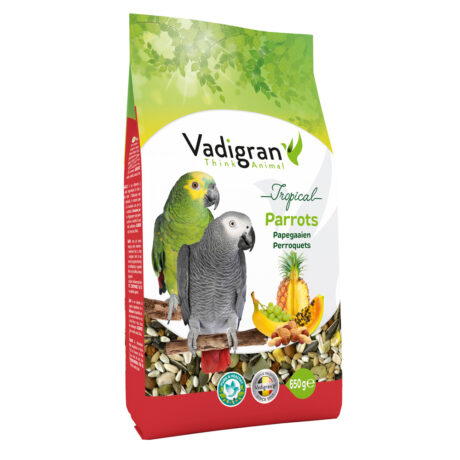 Vadigran Parrot Tropical Ολοκληρωμένη Τροφή για Τροπικούς Παπαγάλους 650gr