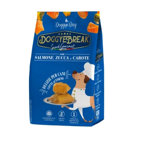 Doggyebag Doggyebreak Λιχουδιές Σκύλου με Σολομό, Κολοκύθα και Καρότο 180gr