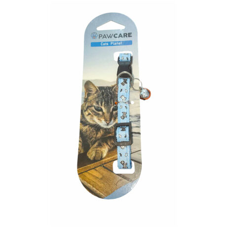 Pawcare Περιλαίμιο Γάτας Γαλάζιο 10mm x 30cm