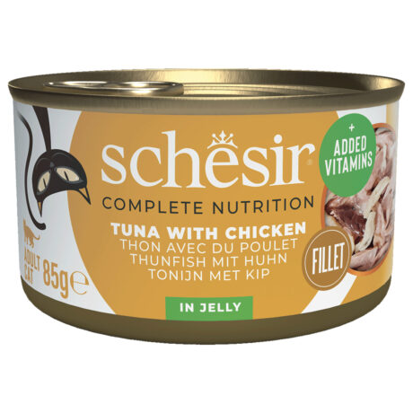 Schesir Κονσέρβα Γάτας Ζελέ Τόνο με Κοτόπουλο 85gr