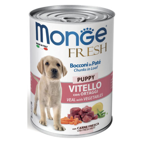 Monge Κονσέρβα Κουταβιού με Συκώτι και Λαχανικά 400gr