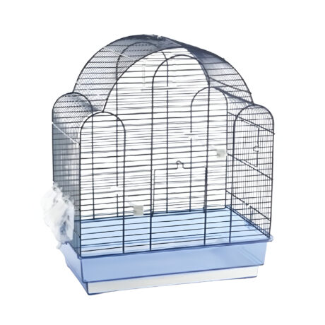 Domus Molinari Silva Κλουβί Ωδικών Πτηνών Γαλάζιο 45x28x54cm