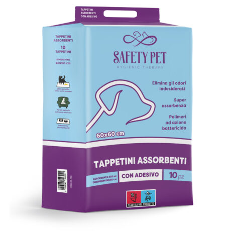 Safety Pet Quickdry Επιδαπέδιες Πάνες Σκύλου 60×60cm 10τμχ
