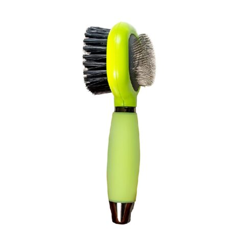 Glee Slicker Βούρτσα Οβάλ Διπλής Όψης Πράσινη Lime