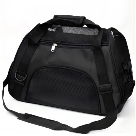Pawcare Τσάντα Μεταφοράς Σκύλου/Γάτας σε Μαύρο Χρώμα Large 59x29x25cm