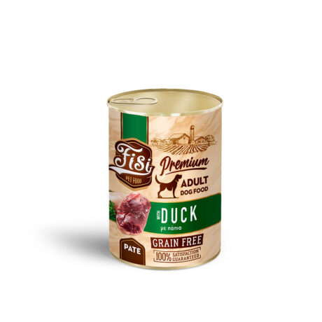 Fisi Dog Adult Πάπια Πατέ 400gr