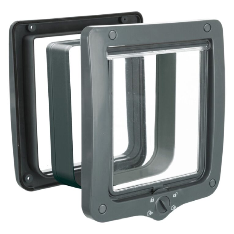 PETHELLAS_Πόρτα Γάτας Trixie 4 Κατευθύνσεων Flap Door XXL ΜΕ Tunnel Διαστάσεων 24 × 28 cm