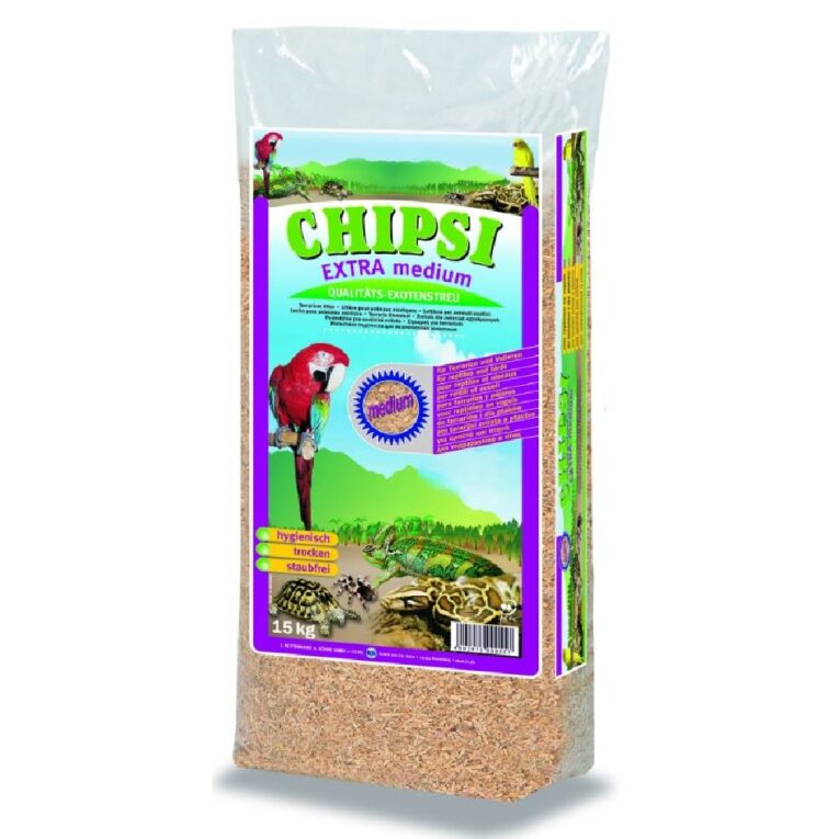 pethellas_Υπόστρωμα κλουβιών CHIPSI EXTRA Medium 15kg