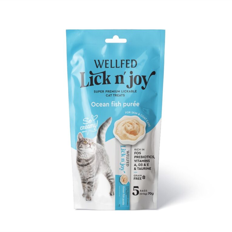 ΛΙΧΟΥΔΙΑ ΓΑΤΑΣ WELLFED ΠΟΥΡΕΣ ΨΑΡΙΩΝ ΩΚΕΑΝΟΥ 70GR