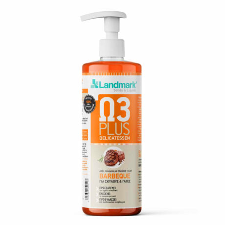 Landmark Plus Ω3 Λάδι σολομού για σκύλους και γάτες – Barbeque Μέγεθος: 500ml