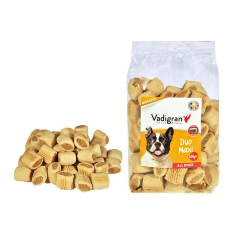 Vadigran Bakker Snack Dog Biscuits Duo Maxi Μπισκότα Σκύλου 500gr