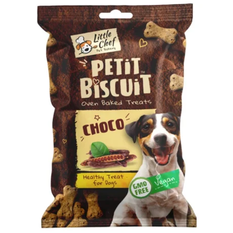 Little Chef Petit Biscuit Vegan Choco Μπισκότα Σκύλου 150gr