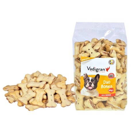 Vadigran Bakker Snack Dog Biscuits Duo Bones Μπισκότα Σκύλου 500gr