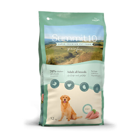 Summit10 Grain Free Adult Dog Μονοπρωτεϊνική Ξηρά Τροφή Χωρίς Σιτηρά με Φρέσκο Κοτόπουλο και Πατάτα 12kg