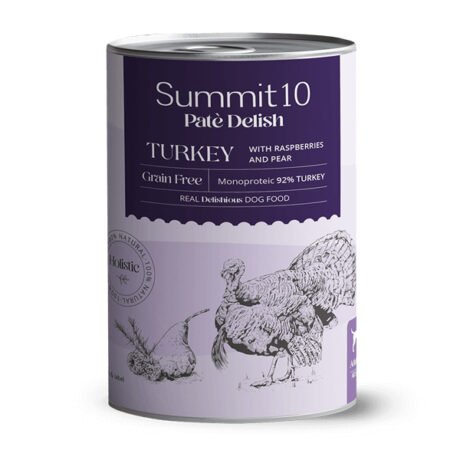 Summit10 Patè Delish Γαλοπούλα 92%   με Βατόμουρα και Αχλάδι 400gr