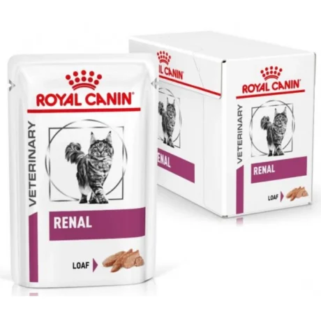 Royal Canin Cat Renal Loaf Φακελάκια Υγρή Τροφή Γάτας 12x85gr