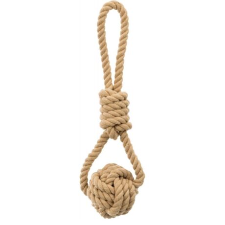 Trixie Παιχνίδι Σκύλου Μπάλα Από Σκοινί με Χειρολαβή