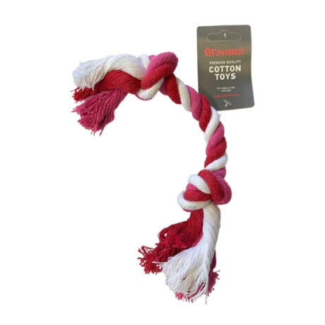 Pet Interest Παιχνίδι Σχοινί με 2 Κόμπους 16mm x 23cm 50gr