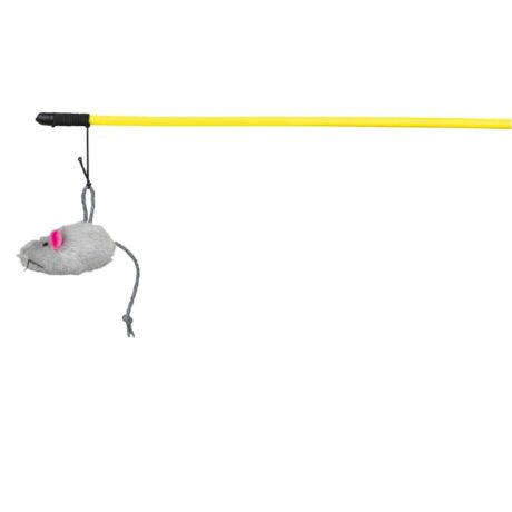 Trixie Παιχνίδι Γάτας Ραβδί με Ποντίκι Λούτρινο 100cm