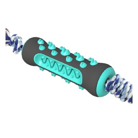 Pet Interest Hard Bone Dog Toothbrush Παιχνίδι Σκύλου με Σχοινί