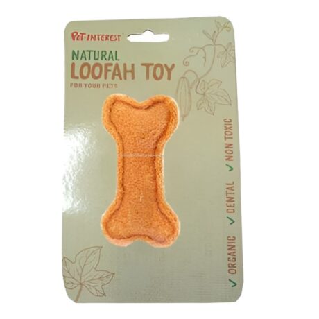Pet Interest Παιχνίδι από Λούφα Κόκκαλο για Κουτάβια L-15x6x2.5cm