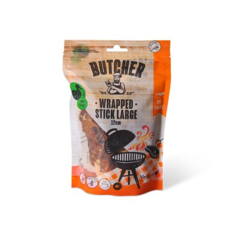 Vadigran Butcher BBQ Duck Wrapped Stick Λιχουδιά Σκύλου με Πάπια Large 12cm 140gr