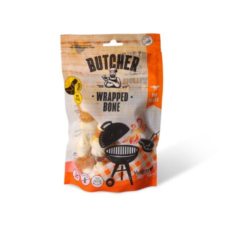 Vadigran Butcher BBQ Chicken Wrapped Bone Λιχουδιά Σκύλου με Κοτόπουλο 113gr