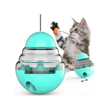 Pet Interest Shake The Turntable Παιχνίδι Γάτας με Catnip Μπλε 19.1x19.9cm