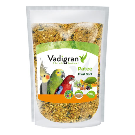Vadigran Patee Soft Fruit Μαλακό Πατέ με Φρούτα για Παπαγαλάκια & Τροπικά Πτηνά 700gr