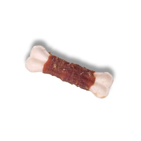 Vadigran Butcher BBQ Wrapped Duck Pressed Bones Λιχουδιές Σκύλου με Πάπια 15.5cm Χύμα