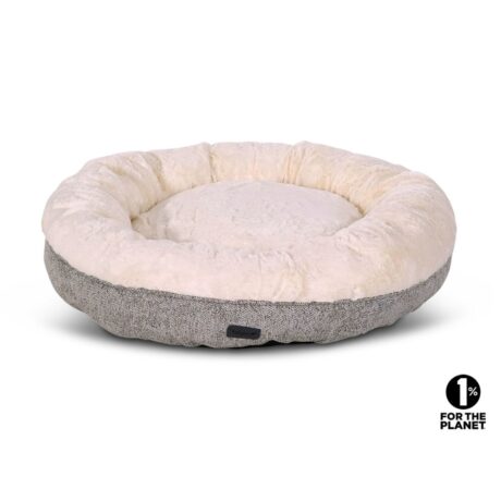 Vadigran Alys Donut Beige White Στρωματάκι Σκύλου Ø80x20cm
