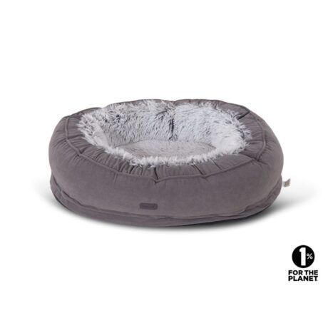 Vadigran Keon Oval Basket Grey Καλάθι Σκύλου 80x60x22cm