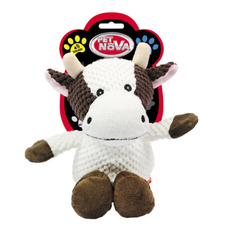 Pawcare Παιχνίδι Σκύλου Λούτρινη Αγελάδα με Ήχο 32cm