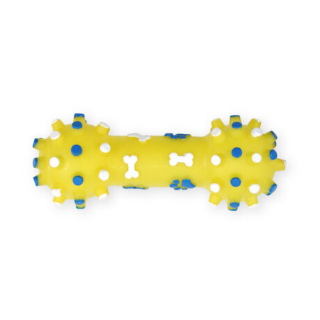 Pawcare Παιχνίδι Σκύλου Βαράκι με Σχέδια Κίτρινο 12cm