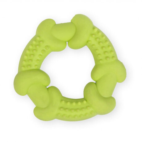 Pawcare Παιχνίδι Σκύλου Δαχτυλίδι Κίτρινο με Άρωμα Μέντα 10.5cm