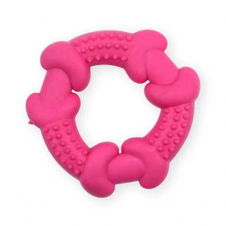 Pawcare Παιχνίδι Σκύλου Δαχτυλίδι Ροζ με Άρωμα Μέντα 10.5cm