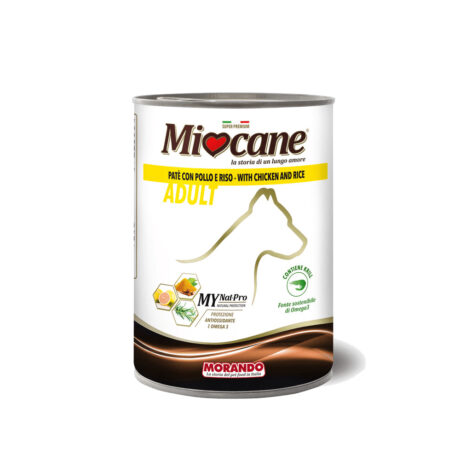 Miocane Adult Κονσέρβα Σκύλου Pate Κοτόπουλο & Ρύζι 400gr