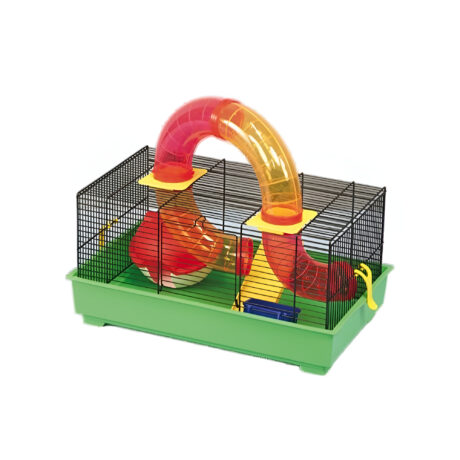 Domus Molinari Criceto Special 2 Lux Nera Κλουβί για Τρωκτικά Μαύρο 44x26x33cm