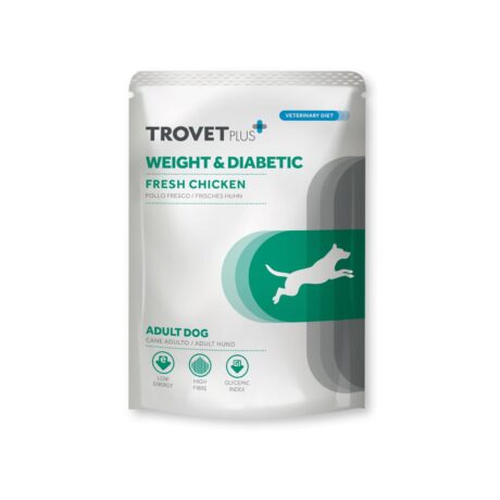 TrovetPlus Adult Dog Weight & Diabetic Fresh Chicken Υγρή Τροφή Σκύλου με Κοτόπουλο 100gr