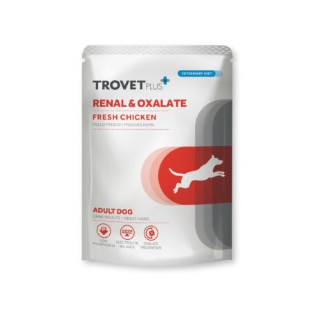 TrovetPlus Adult Dog Renal & Oxalate Fresh Chicken Υγρή Τροφή Σκύλου με Κοτόπουλο 100gr