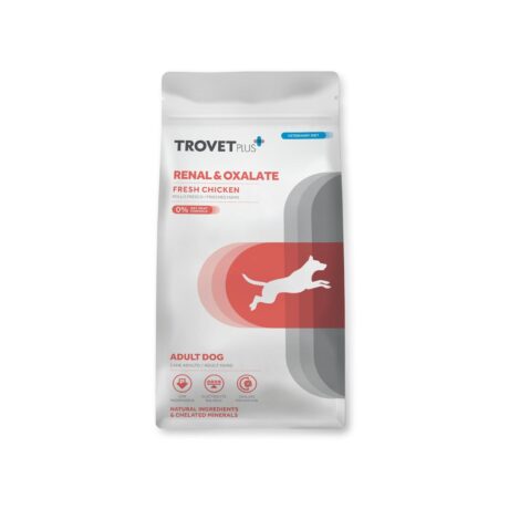 TrovetPlus Adult Dog Renal & Oxalate Fresh Chicken Ξηρά Τροφή Σκύλου με Κοτόπουλο 10kg