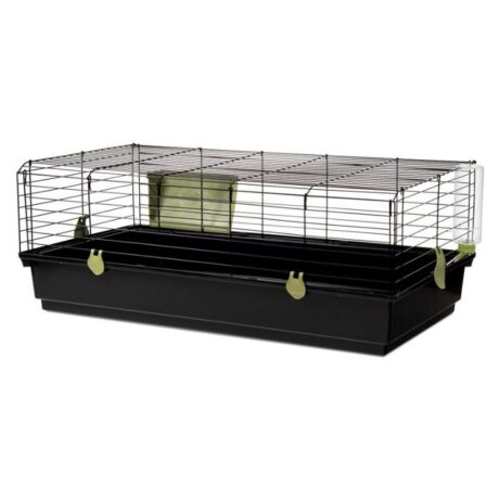Voltrega Κλουβί Κουνελιών Μαύρο 100x55x39cm