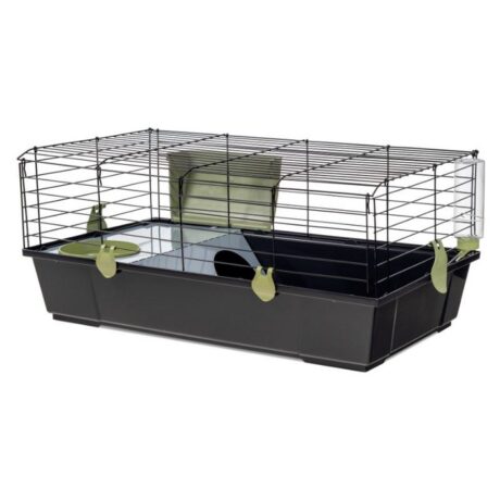 Voltrega Κλουβί Κουνελιών Μαύρο 80x46x35cm