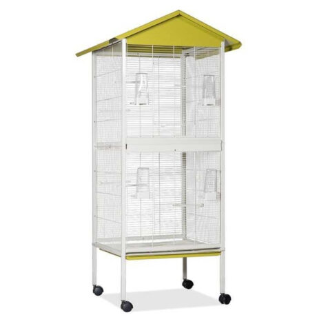 Voltrega Κλούβα Πουλιών Πράσινο/Γκρι 58x60x137cm