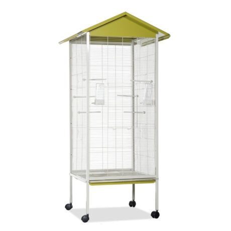 Voltrega Κλούβα Πουλιών Πράσινο/Γκρι 78x74x165cm